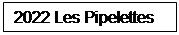 Zone de Texte: 2022 Les Pipelettes